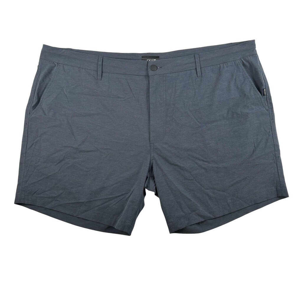 Joe's Jeans Chino Shorts Mens 42 Gray Stretch Microfiber Drawstring 7" Summer